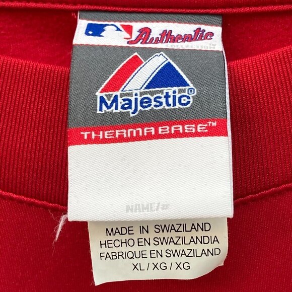 Vintage Boston Red Sox Majestic Thermabase Activewear Shirt Size XL - Picture 7 of 10